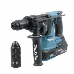 Best Sale 😉 Perfo-burineur MAKITA 18V SDSPLUS Li-ion - 2 batteries 5.0Ah - 1 chargeur rapide - DHR243RTJ ⭐ -Sam Outillage STORE 0088381686204 3