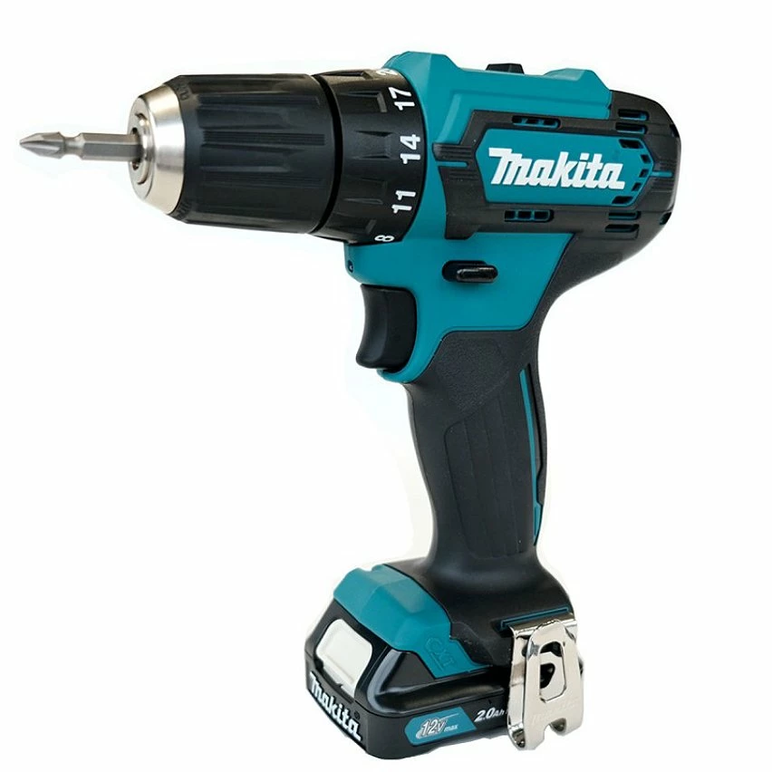 Best Pirce 🧨 Perceuse-visseuse à percussion sans fil MAKITA 12V + 2 batteries lithium 2 Ah + chargeur + Mallette DF333DWAJ ⭐ 2 Best Pirce 🧨 Perceuse-visseuse à percussion sans fil MAKITA 12V + 2 batteries lithium 2 Ah + chargeur + Mallette DF333DWAJ ⭐ – Image 2