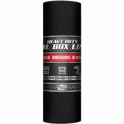 Cheapest 🥰 Precision Defined Revêtement de boîte à outils de qualité professionnelle, 40,6 cm x 4,9 m, noir | Revêtement épais antidérapant pour étagère d'armoire 😍