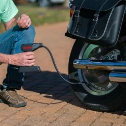 Wholesale 💯 Compresseur d'air compact AIR BOLT - VENTEO - portatif - LED intégrée - poignée pistolet - 4 adaptateurs 🔔 -Sam Outillage STORE 0644812036460 5