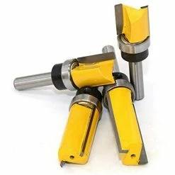 Cheapest ⌛ Tophomer Fraise à copier défoncer,4PCS fraise droite queue 8 mm de copiage serie,pour faire à la main un tiroir ou autre travail du bois 😀 -Sam Outillage STORE 0781829272273 1