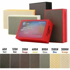 Discount 🔥 Tophomer Cale à poncer à Main Expert en Diamant, Bloc de meulage de Polissage de Diamant 800 Grains, abrasif 55x90x28mm Pierre/Verre,etc ✔️ -Sam Outillage STORE 0781829272327 5 2