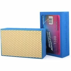 Coupon 🥰 Tophomer Cale à poncer à Main Expert en Diamant, Bloc de meulage de Polissage de Diamant 1500 Grains, abrasif 55x90x28mm Pierre/Verre 😍