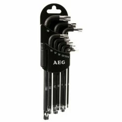 Budget 🛒 AEG set de 9 cles etoile/support ⌛