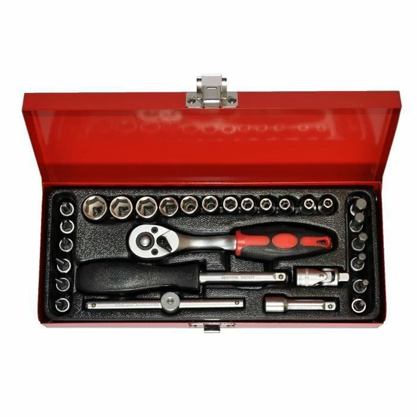 Best deal 👍 Sans marque Coffret cliquet + douilles 1/4 🎁 1 Best deal 👍 Sans marque Coffret cliquet + douilles 1/4 🎁