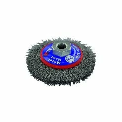 Coupon ⌛ Brosse Conique D100mm M14 TIVOLY pour meuleuse Acier Ondulé Technic Décapage Métal 🤩