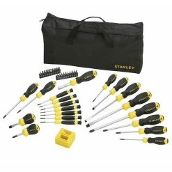 Flash Sale 💯 Kit outils tournevis de 42 pièces + Sac bandoulière STHT0-62113 Stanley 👏