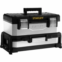 Flash Sale 🎉 BoÃ®te a outils bimatiere galvanisÃ©e avec tiroir STANLEY - 1-95-830 - 51 cm 🎁