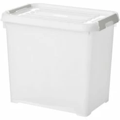 Top 10 😉 CURVER | HANDY PLUS 9L CLIPS BLANCS - 100% RECYCLE, Rangement, Milky, 29,4 x 19,4 x 25,4 cm 🎉