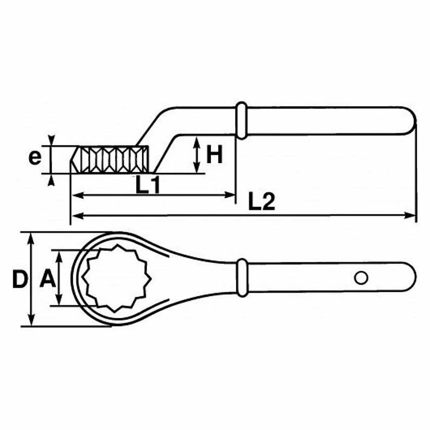 Budget 🎉 SAM OUTILLAGE - Clés polygonales contre-coudées gros effort en mm - 70 mm 💯 2 Budget 🎉 SAM OUTILLAGE - Clés polygonales contre-coudées gros effort en mm - 70 mm 💯 – Image 2