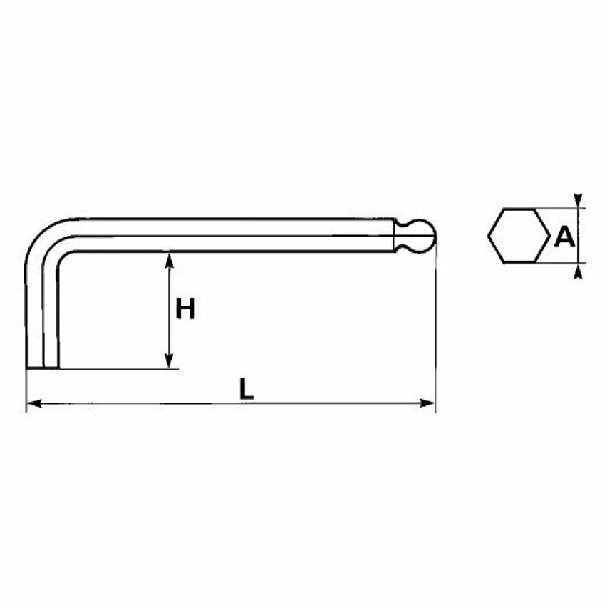 Best Sale ✨ SAM OUTILLAGE - Clés mâles 6 pans à tête sphérique en mm - 8 mm 😀 2 Best Sale ✨ SAM OUTILLAGE - Clés mâles 6 pans à tête sphérique en mm - 8 mm 😀 – Image 2