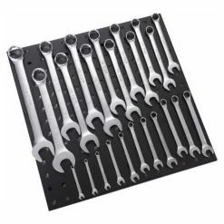 New 👍 SAM OUTILLAGE - Tableau Mural 24 Clés Mixtes 🥰