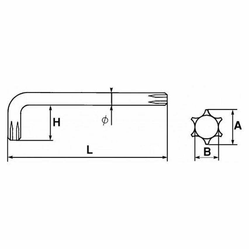 Best Pirce 🧨 SAM OUTILLAGE - Clés mâles coudées Resistorx® - 30 mm 🌟 2 Best Pirce 🧨 SAM OUTILLAGE - Clés mâles coudées Resistorx® - 30 mm 🌟 – Image 2