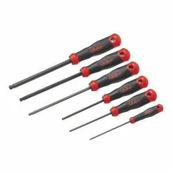 Brand new 🛒 SAM OUTILLAGE - Jeu De 6 Clés Males Droites Emmanchees Tete Spherique 👍