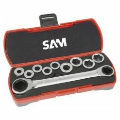 Best Sale 🥰 SAM OUTILLAGE - Coffret Clés A Cliquet 12 Pieces 😉