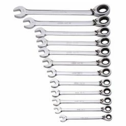 Promo 🥰 SAM OUTILLAGE - Jeu De 12 Clés Mixtes A Cliquet ⌛