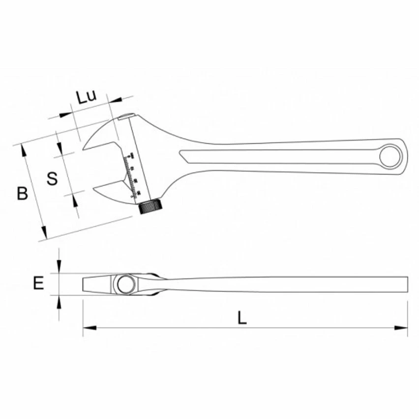 Wholesale 😉 MOB - Clé à molette à ecrou lateral 🧨 2 Wholesale 😉 MOB - Clé à molette à ecrou lateral 🧨 – Image 2