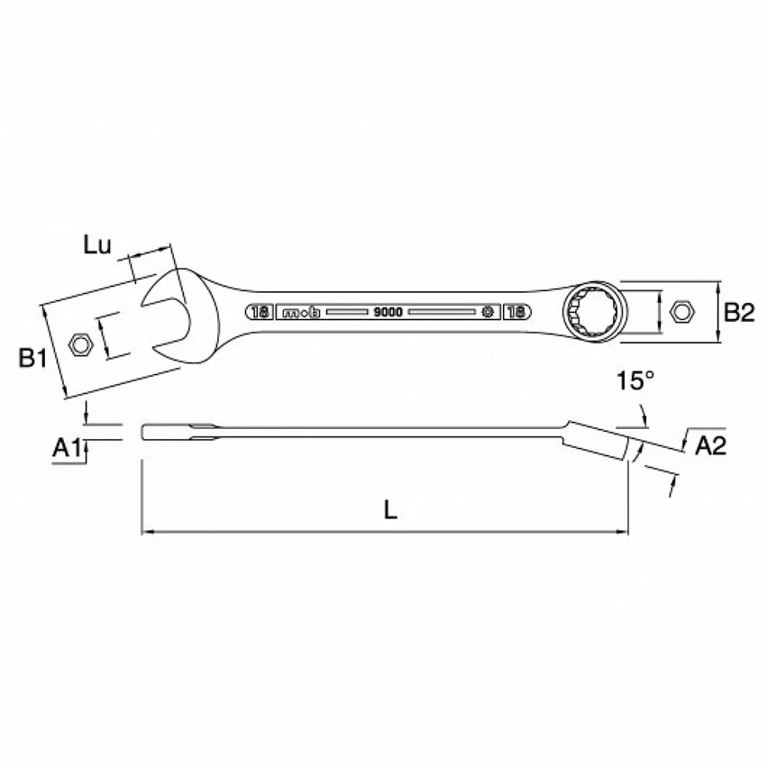 Cheap 😉 MOB - Clés mixtes - 41 mm - 41 mm 💯 3 Cheap 😉 MOB - Clés mixtes - 41 mm - 41 mm 💯 – Image 3