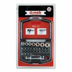 Wholesale 🔔 MOB - Box 31 - coffret vissage 1/4 - 31 pieces - Réf: 9460031001 👏 -Sam Outillage STORE 3303809472076 4