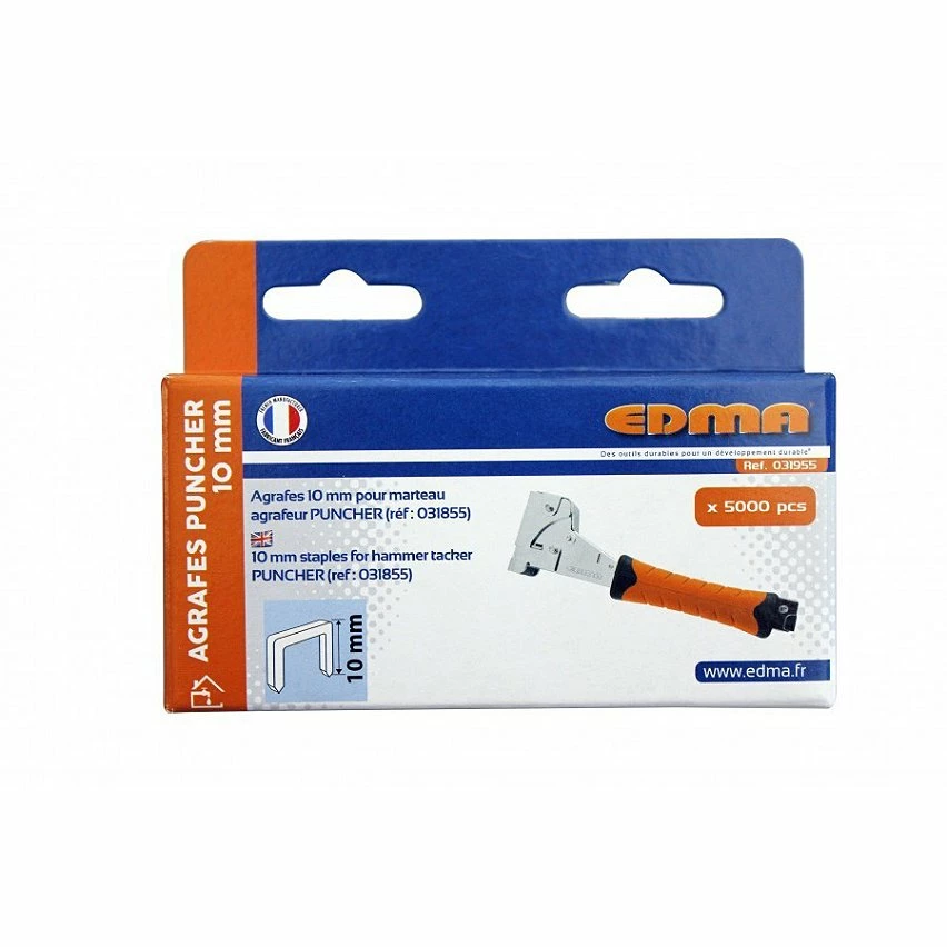 Best reviews of 😍 Edma 5000 AGRAFES - Pour PUNCHER - 10 mm ❤️ 2 Best reviews of 😍 Edma 5000 AGRAFES - Pour PUNCHER - 10 mm ❤️ – Image 2