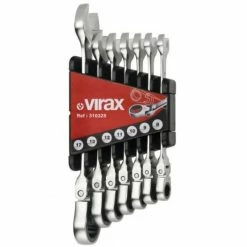Deals ❤️ VIRAX - Clé à cliquet à tête flexible 8-17 mm 😉