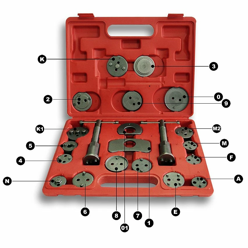Wholesale 🧨 Sans marque Coffret Repousse-piston De Frein Set 21 Pièces Outil Auto Garage ❤️ 2 Wholesale 🧨 Sans marque Coffret Repousse-piston De Frein Set 21 Pièces Outil Auto Garage ❤️ – Image 2