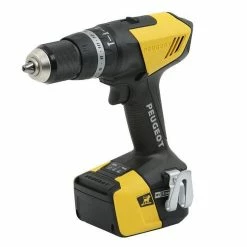 Flash Sale 🔥 Peugeot Outillage Peugeot - Perceuse À Percussion À Batterie 18v 2x4ah Li-ion - Energydrill-18vp40n PEUGEOT ✨
