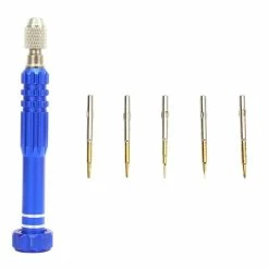 Outlet 🤩 Wewoo Tournevis bleu pour la réparation de téléphone JF-6688 5 en 1 Métal Stylo Multi-usages Set 😀