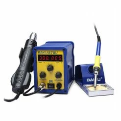 Flash Sale ✨ Wewoo Outil de soudure V LED Affichage 2 en 1 Air Chaud Gun Soldering Fer À Souder Station 😉