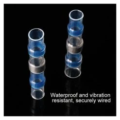 Hot Sale 🧨 Wewoo 100 PCS AWG16-14 Connecteurs de fils de bout à bout thermo-rétractables avec joint d'étanchéité 1,5-2,5 mm Bleu à souder manchon (bleu) 💯 -Sam Outillage STORE 3615612129529 3