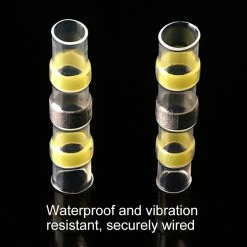 Budget 🔥 Wewoo 100 PCS AWG12-10 4-6mm joint thermorétractable connecteurs de fil bout à bout bornes jaunes à souder manchon (jaune) 😀 -Sam Outillage STORE 3615612129574 3