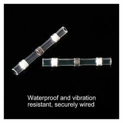 Wholesale ⭐ Wewoo 100 PCS AWG26-24 Connecteurs de fil bout à bout, thermorétractables, étanches, scellés, blanc Bornes à souder (Blanc) 👏 -Sam Outillage STORE 3615612129581 3