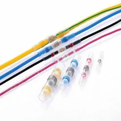 Wholesale ⭐ Wewoo 100 PCS AWG26-24 Connecteurs de fil bout à bout, thermorétractables, étanches, scellés, blanc Bornes à souder (Blanc) 👏 -Sam Outillage STORE 3615612129581 5