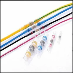 Budget 🔥 Wewoo 100 PCS AWG12-10 4-6mm joint thermorétractable connecteurs de fil bout à bout bornes jaunes à souder manchon (jaune) 😀 -Sam Outillage STORE 3615612129598 5