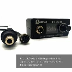 Top 10 🤩 Wewoo MINI T12-941 LED Soudure Fer à souder électronique Outil de soudage portatif ❤️ -Sam Outillage STORE 3615612595706 4