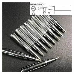 Best reviews of 🌟 Wewoo 10 pointes de fer à souder électrique sans plomb, type D moyen, PCS 900M-T-1.6D 😍