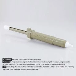 Cheapest ✔️ Wewoo Pompe à dessouder BEST-108 d'aspiration en aluminium et métal Noir 🥰 11 Cheapest ✔️ Wewoo Pompe à dessouder BEST-108 d'aspiration en aluminium et métal Noir 🥰 -Sam Outillage STORE 3615612935328 5