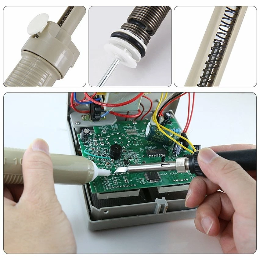 Cheapest ✔️ Wewoo Pompe à dessouder BEST-108 d'aspiration en aluminium et métal Noir 🥰 6 Cheapest ✔️ Wewoo Pompe à dessouder BEST-108 d'aspiration en aluminium et métal Noir 🥰 – Image 6