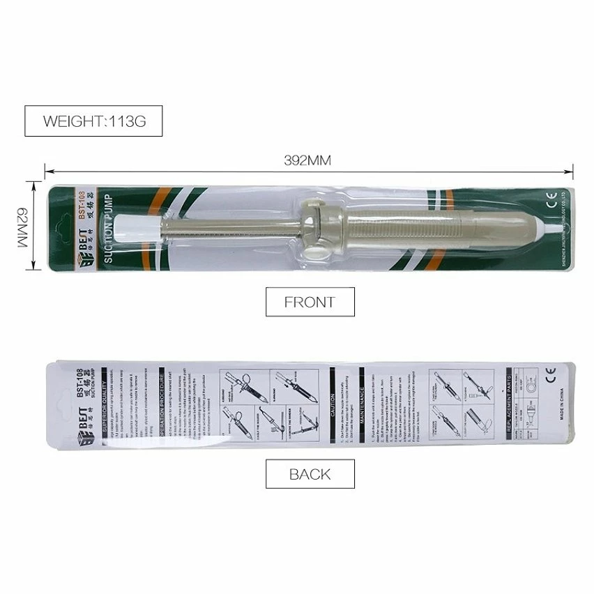 Cheapest ✔️ Wewoo Pompe à dessouder BEST-108 d'aspiration en aluminium et métal Noir 🥰 7 Cheapest ✔️ Wewoo Pompe à dessouder BEST-108 d'aspiration en aluminium et métal Noir 🥰 – Image 7