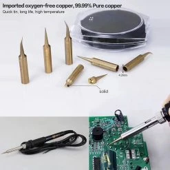 Cheap ⭐ Wewoo Pointe de fer à souder 10 PCS MEILLEUR Embout de à à basse température en cuivre purspécial pour le fil de saut à la mouche 🔔 -Sam Outillage STORE 3615612935410 7