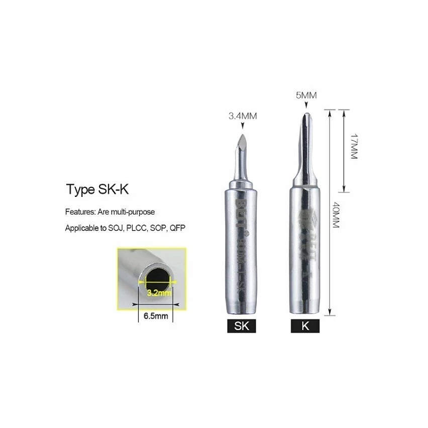 Best deal đ Wewoo Pointe de fer Ă souder TĂȘte de contact Ă soudure pour panne Ă soudersĂ©rie sans plomb10 PCS 900M-T-SK đ„ 3 Best deal đ Wewoo Pointe de fer Ă souder TĂȘte de contact Ă soudure pour panne Ă soudersĂ©rie sans plomb10 PCS 900M-T-SK đ„ â Image 3