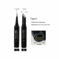 Cheapest 🥰 Wewoo Pointe de fer à souder Tête de contact à soudure pour panne à soudersérie sans plomb10 PCS A-900M-TI 🛒 -Sam Outillage STORE 3615612968258 3