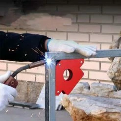 Coupon 💯 Wewoo Support magnétique fort triangulaire de positionneur de soudure magnétiquetaille 25 livres 👏 -Sam Outillage STORE 3615613515123 5 1