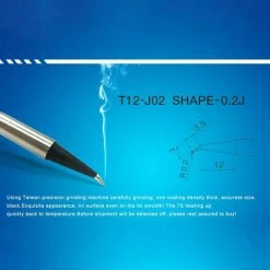 Best Sale 🎁 Wewoo Pointe de fer à souder T12-J02 de à sans plombsoudage noir ❤️ 11 Best Sale 🎁 Wewoo Pointe de fer à souder T12-J02 de à sans plombsoudage noir ❤️ -Sam Outillage STORE 3615613793521 5