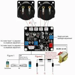 Best Pirce 👍 Wewoo TR-35W VU mètre amplificateur de puissance ampli DB Table niveau Audio compteur de tête compteur de pression acoustique 🌟 -Sam Outillage STORE 3615614816748 5