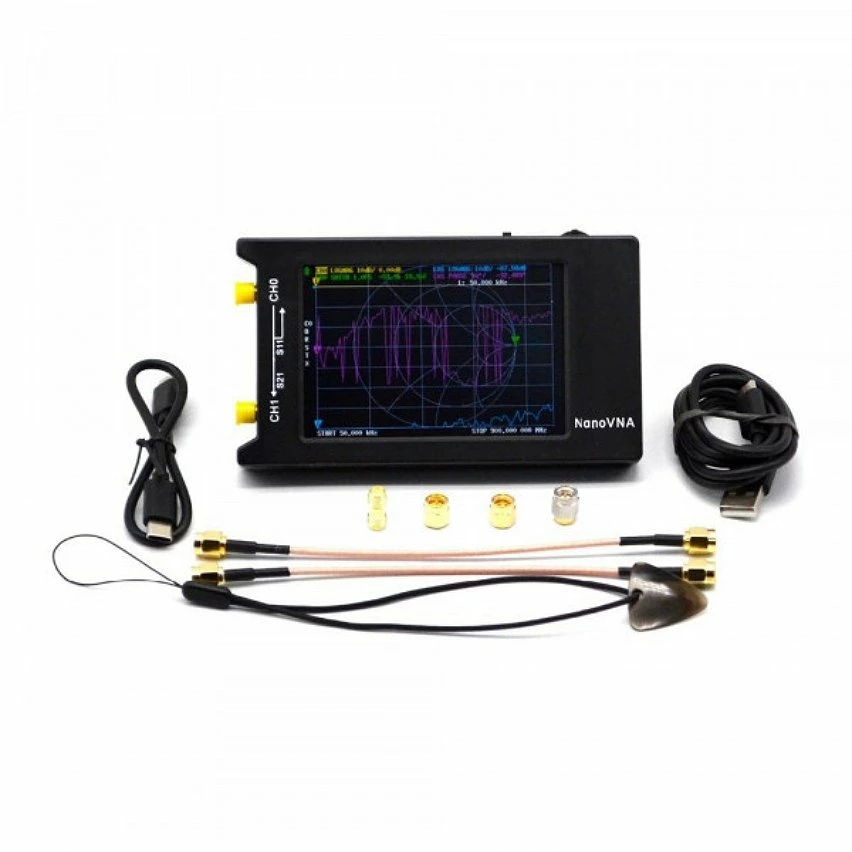Cheapest 🎉 Wewoo NanoVNA-H4 Écran LCD à vue complète de 4 pouces 50Khz-1.5Ghz VNA HF VHF UHF UV Analyseur de réseau vectoriel 🥰 2 Cheapest 🎉 Wewoo NanoVNA-H4 Écran LCD à vue complète de 4 pouces 50Khz-1.5Ghz VNA HF VHF UHF UV Analyseur de réseau vectoriel 🥰 – Image 2