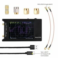 Cheapest 🎉 Wewoo NanoVNA-H4 Écran LCD à vue complète de 4 pouces 50Khz-1.5Ghz VNA HF VHF UHF UV Analyseur de réseau vectoriel 🥰 9 Cheapest 🎉 Wewoo NanoVNA-H4 Écran LCD à vue complète de 4 pouces 50Khz-1.5Ghz VNA HF VHF UHF UV Analyseur de réseau vectoriel 🥰 -Sam Outillage STORE 3615614816779 5