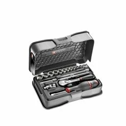 Brand new 🌟 Coffret de douilles FACOM - 1/4 - 6 pans - 19 pcs - RL.161-3P6 😍