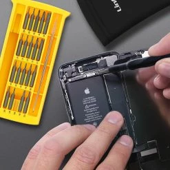 Buy 🔔 Kit de réparation 20 embouts avec tournevis magnétique + pince pointue Linq ⌛ -Sam Outillage STORE 3662427345903 3