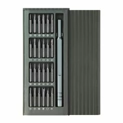 Hot Sale ⭐ Avizar Boite Tournevis magnétique 25 en 1 Démontage et Réparation multi-appareils Gris 🌟